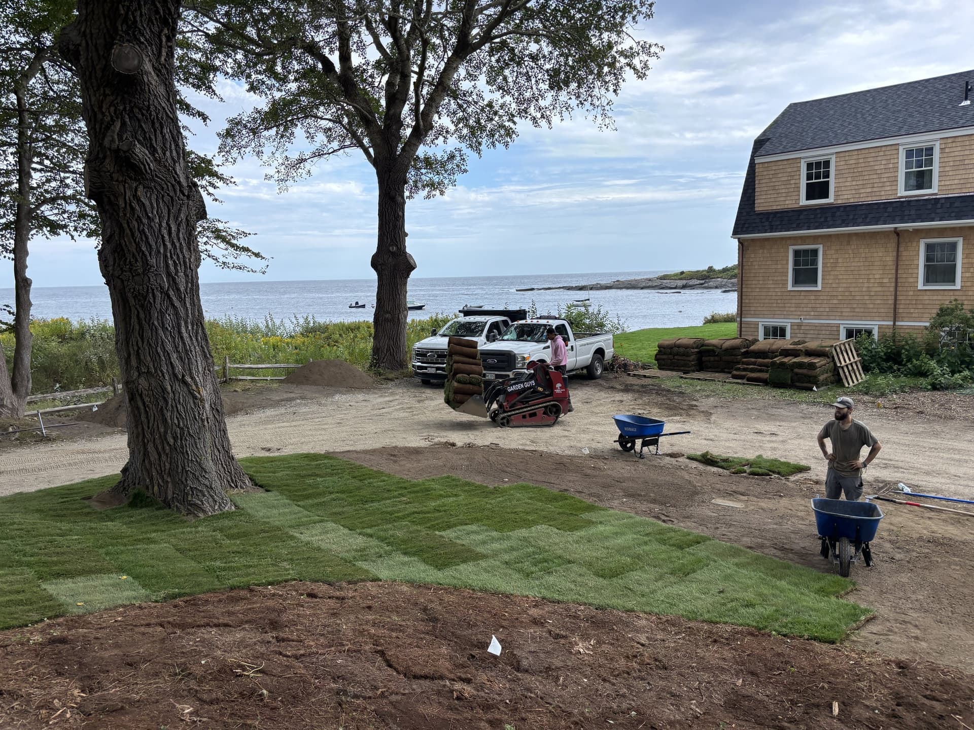 Oceanfront Sod Installation