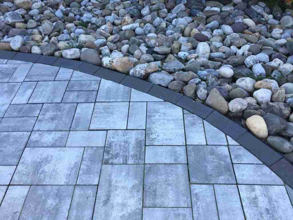 Patio-Pavers with border frost heave patio damage